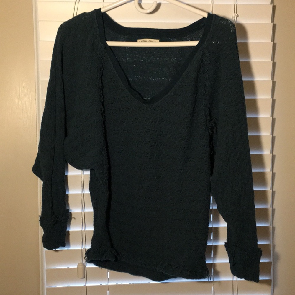 Free People Forest Green Sweater 🔥 SZ SM